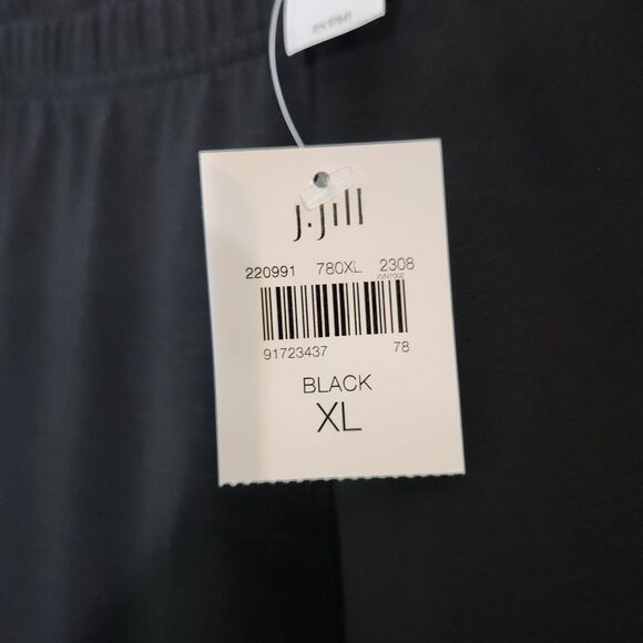 J. Jill NWT Pima Ankle Knit Leggings Elastic Waist Pants XL Stretch Comfort - Picture 2 of 7
